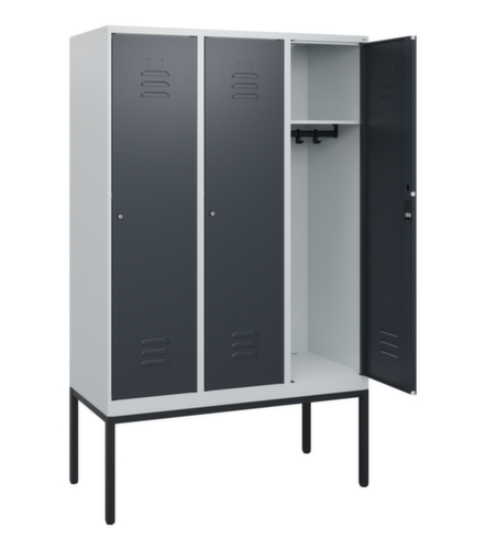 C+P locker Classic Plus met 3 vakken, vakbreedte 400 mm  L