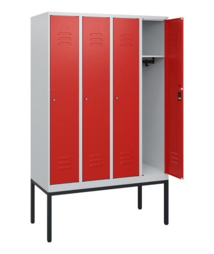 C+P locker Classic Plus met 4 vakken, vakbreedte 300 mm  L