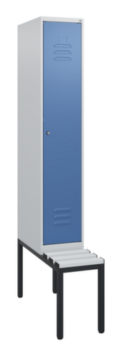 C+P locker Classic Plus met bank, vakbreedte 300 mm