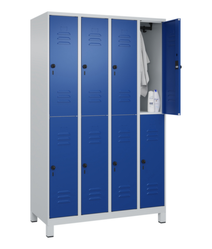 C+P Dubbeldekse locker Classic Plus, vakbreedte 300 mm  L