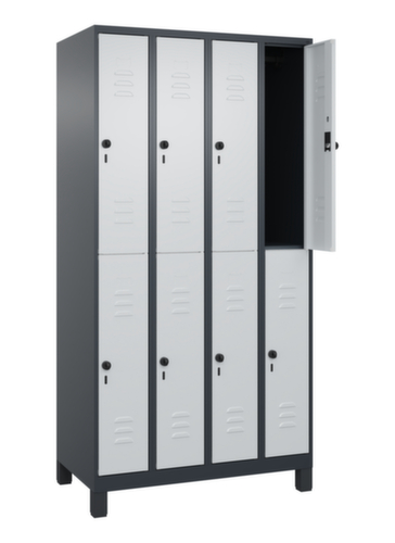 C+P Dubbeldekse locker Classic Plus, vakbreedte 250 mm  L