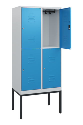 C+P Dubbeldekse locker Classic Plus, vakbreedte 400 mm  L