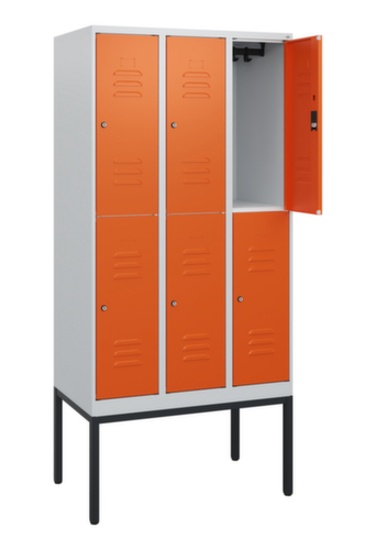 C+P Dubbeldekse locker Classic Plus, vakbreedte 300 mm  L