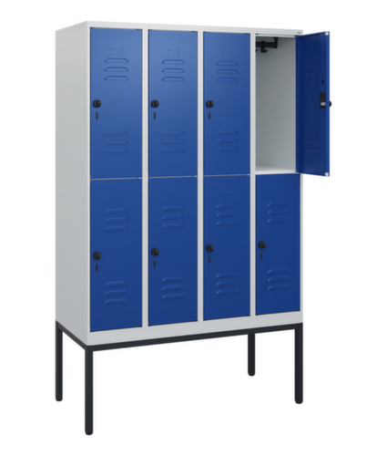 C+P Dubbeldekse locker Classic Plus, vakbreedte 300 mm  L