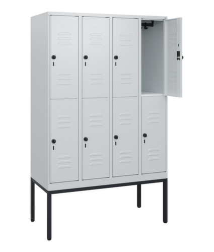 C+P Dubbeldekse locker Classic Plus, vakbreedte 300 mm  L