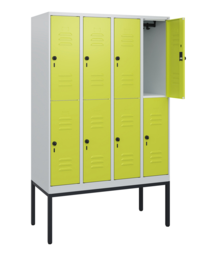 C+P Dubbeldekse locker Classic Plus, vakbreedte 300 mm  L