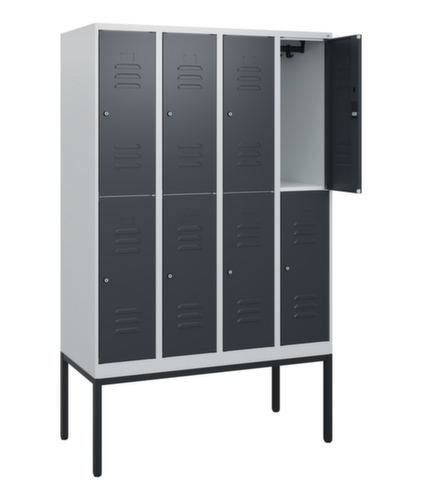 C+P Dubbeldekse locker Classic Plus, vakbreedte 300 mm  L