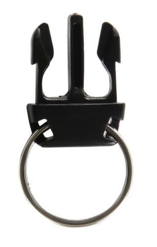 EICHNER sleutelhanger met ring, zwart