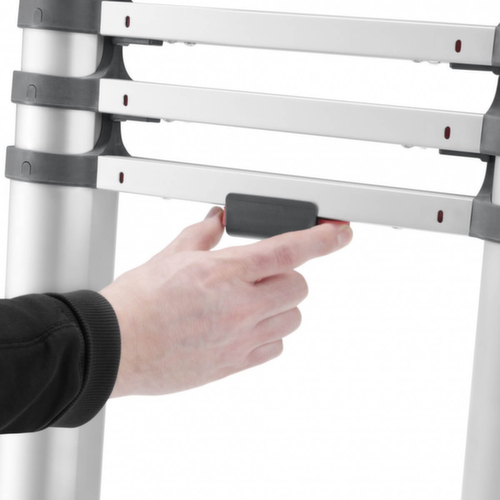 Hailo Telescoop-aanlegladder FlexLine T80 met sporten  L