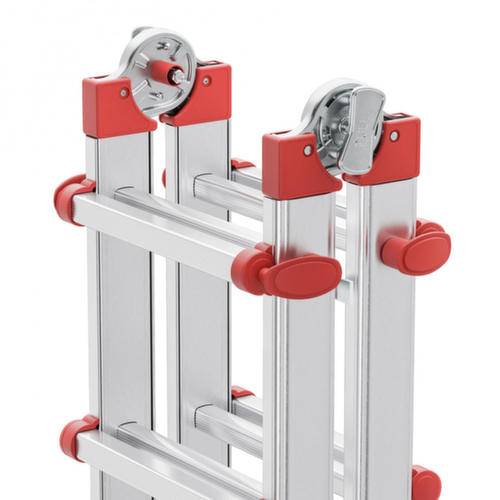 Hailo Multifunctionele reformladder M80, 4 x 6 sporten met profiel  L