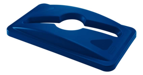 Rubbermaid Deksel Slim Jim® voor gemengd afval voor afvalverzamelaar, blauw  L