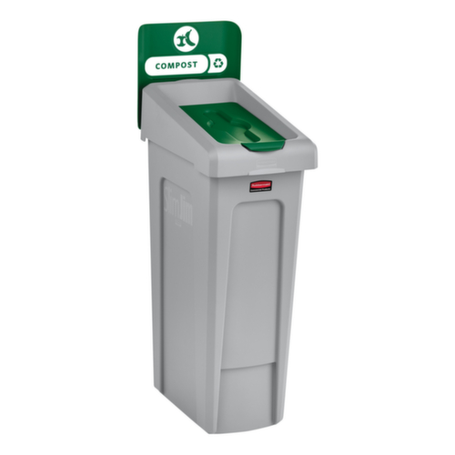 Rubbermaid Deksel Slim Jim® voor Recyclingstation, groen  L