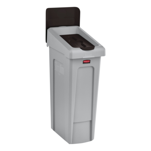 Rubbermaid Deksel Slim Jim® voor Recyclingstation, bruin  L