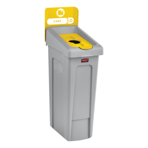 Rubbermaid Deksel Slim Jim® voor Recyclingstation, geel  L