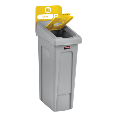 Rubbermaid Deksel Slim Jim® voor Recyclingstation, geel  L