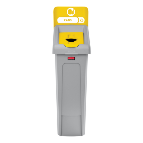 Rubbermaid Deksel Slim Jim® voor Recyclingstation, geel  L