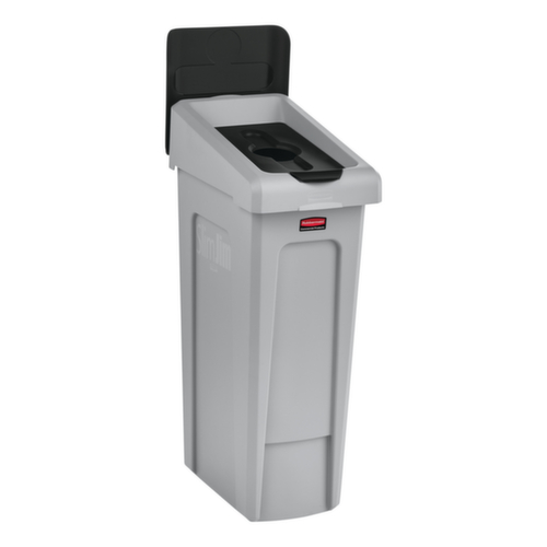 Rubbermaid Deksel Slim Jim® voor Recyclingstation, zwart  L