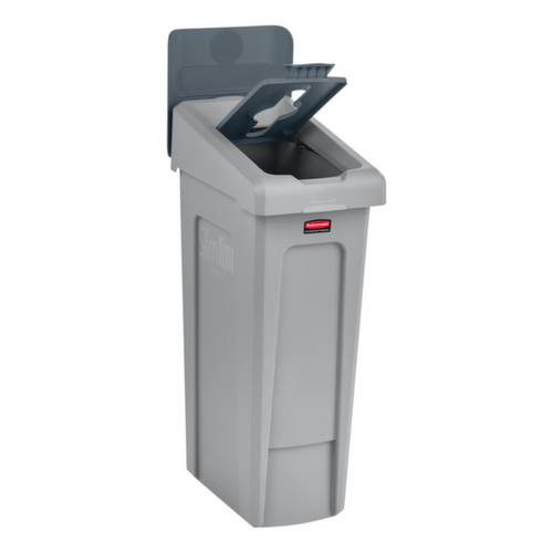 Rubbermaid Deksel Slim Jim® voor Recyclingstation, grijs  L