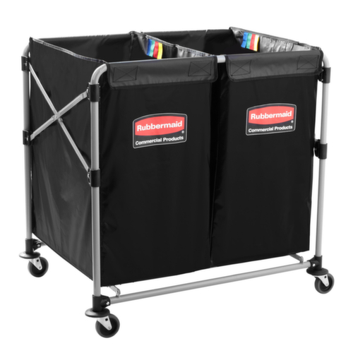 Rubbermaid Waszak X-Cart voor in-/uitklapbare wasgoedwagen voor wasgoedwagens, inhoud 150 l  L