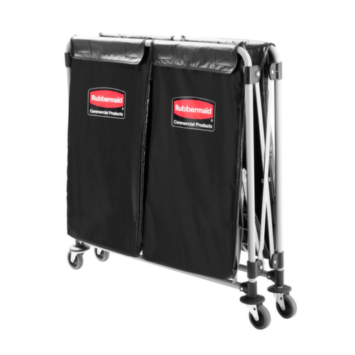 Rubbermaid Waszak X-Cart voor in-/uitklapbare wasgoedwagen voor wasgoedwagens, inhoud 150 l  L