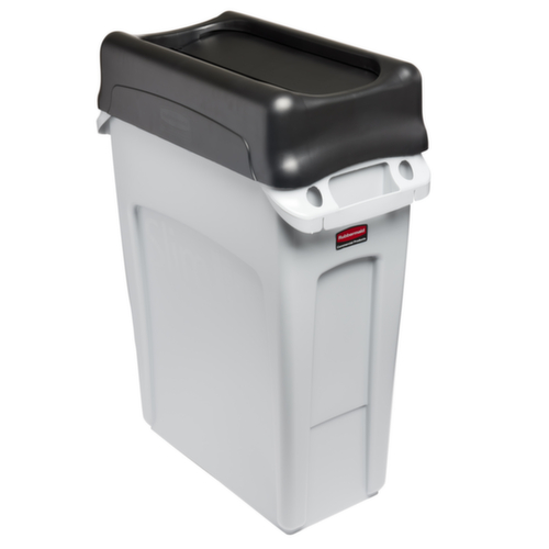 Rubbermaid Tuimeldeksel Slim Jim® voor afvalverzamelaar, zwart  L