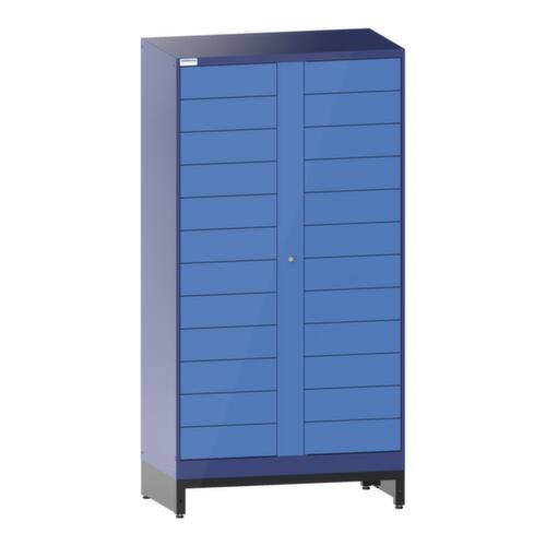 Thurmetall Elektro-vakkenkast, NCS S 4040-R70 B duifblauw/NCS S 1060-R80B Lichtblauw  L