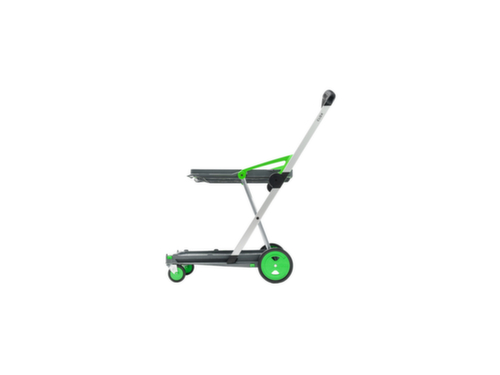 Vouwkrattrolley CLAX met vouwkrat, draagvermogen 60 kg, 2 etages  L