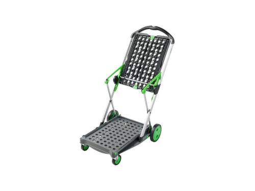 Vouwkrattrolley CLAX met vouwkrat, draagvermogen 60 kg, 2 etages  L