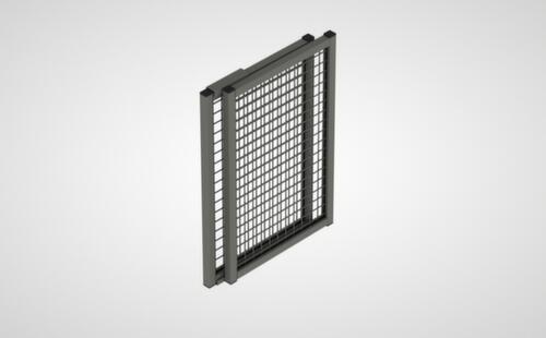 Wandaanbouwelement voor scheidingswandsysteem, breedte 530 / 930 mm  L