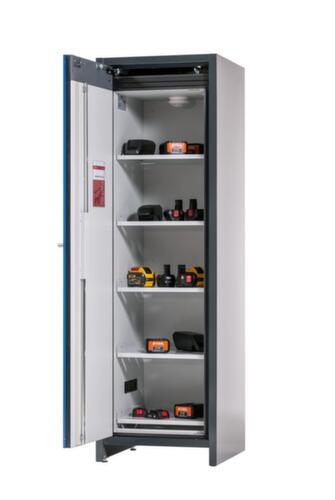 Asecos Lithium-ion magazijnkast ION-LINE type 90, hoogte x breedte x diepte 1953 x 599 x 615 mm  L