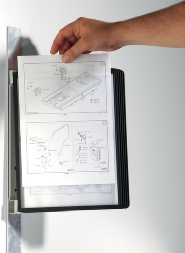 Durable Systeem met displaypanelen, met 5 zichtpanelen in DIN A4  L