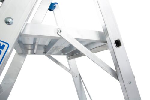 Krause Ladder STABILO® Professional met leuning aan twee zijden, 12 trede(n) met traanplaatprofiel  L