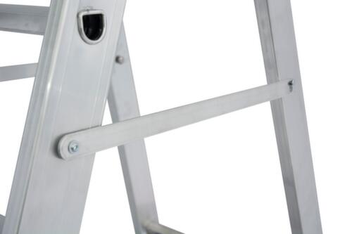 Krause Ladder STABILO® Professional met leuning aan twee zijden, 12 trede(n) met traanplaatprofiel  L