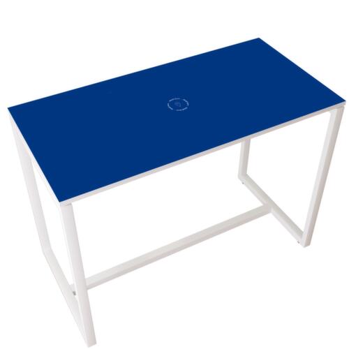 Paperflow Statafel easyDesk, breedte x diepte 1140 x 750 mm, plaat blauw  L