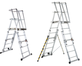 ZARGES Platformladder ZAP Telemaster S met telescopische hoogteverstelling