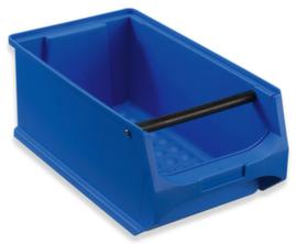 Zichtbak Grip met noppenbodem, blauw, diepte 350 mm, polypropyleen