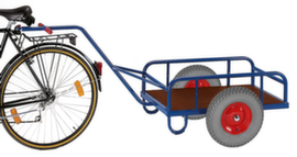 Rollcart Fietsaanhangwagen met reling, draagvermogen 0,2 t, laadvlak lengte x breedte 790 x 435 mm