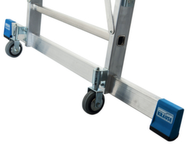 Krause Ladder STABILO® Professional met leuning aan twee zijden, 7 trede(n) met traanplaatprofiel