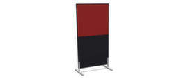 Nowy Styl Scheidingswand E10 van hout met stoffen bekleding, hoogte x breedte 1545 x 800 mm