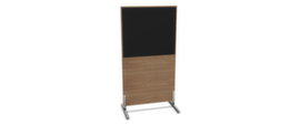 Nowy Styl Scheidingswand E10 van hout met stoffen bekleding, hoogte x breedte 1545 x 800 mm