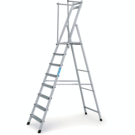 ZARGES Platformladder ZAP NEO S met inklapbare leuning