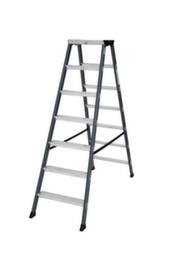 Krause Geëloxeerde dubbele ladder MONTO® SePro D®, 2 x 7 treden met antislipprofiel