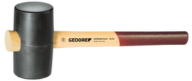 GEDORE 227 E-3 Rubberhamer met essenhouten steel