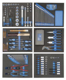 TS-190 Gereedschapsassortiment in modules voor controlegereedschap