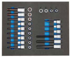 TS CT2-ITX19 Set schroevendraaierbits 1/2" in 2/4-controlemodule