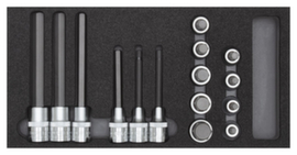 R22150011 Schroevendraaierbussen 1/2" 2/6 CT module 15-delig