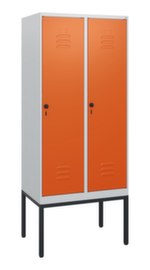 C+P locker Classic Plus met 2 vakken, vakbreedte 400 mm