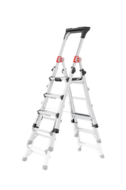 Hailo Telescopische platformladder TopLine TL100, 3 - 5 brede treden