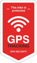 Aanwijzing-combinatiebord SafetyMarking® voor GPS-tracking