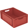 Euronorm-stapelbakken Ergonomic, rood, inhoud 41 l  S